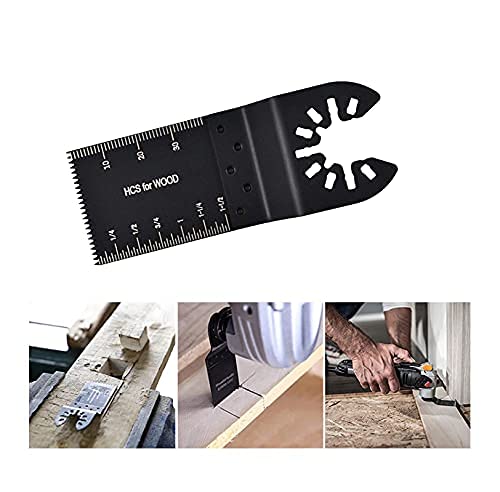 MinCHI257 Professional Universal Oscillating Saw Blades Wood Multitool Blades Quick Release Durable Oscillating Tool Multi Tool Blades Fit All Models  100 Pcs - Image 4